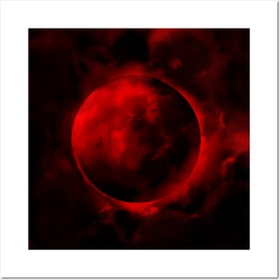 Red Planet Plasma - Red Giant - Alien Life - Black Hole Posters and Art